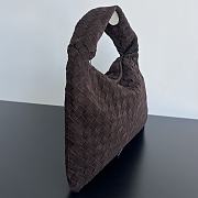 Bottega Veneta Hop Intrecciato in smooth suede bag - 41x20.5x7.5cm - 5