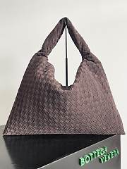 Bottega Veneta Hop large intrecciato suede leather tote - 24x54x13cm - 4