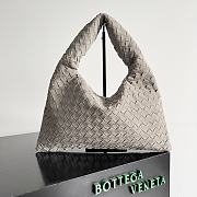 Bottega Veneta Hop Medium intrecciato suede leather tote - 41*20*8cm - 3