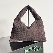 Bottega Veneta Hop Medium intrecciato suede leather tote - 41*20*8cm - 4