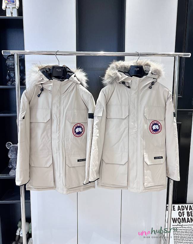 Canada Goose Expedition Parka Fusion Fit Heritage White - 1