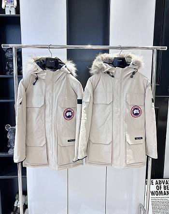 Canada Goose Expedition Parka Fusion Fit Heritage White