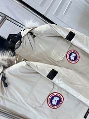 Canada Goose Expedition Parka Fusion Fit Heritage White - 4