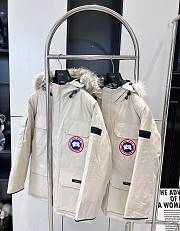 Canada Goose Expedition Parka Fusion Fit Heritage White - 3