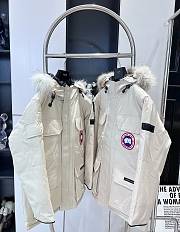 Canada Goose Expedition Parka Fusion Fit Heritage White - 2