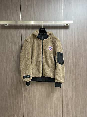 Canada Goose faux-fur jacket brown