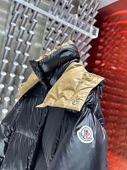 Moncler Black Down Parnaiba Long Coat - 6