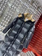 Moncler Black Down Parnaiba Long Coat - 5