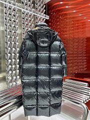 Moncler Black Down Parnaiba Long Coat - 3