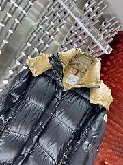 Moncler Black Down Parnaiba Long Coat - 2