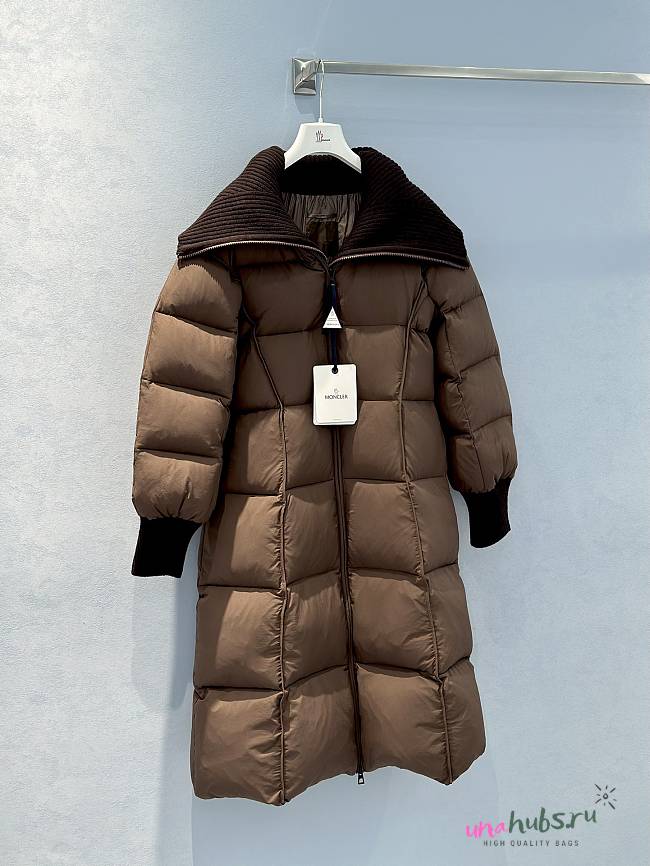 Moncler Brerelle Long Down Jacket - 1