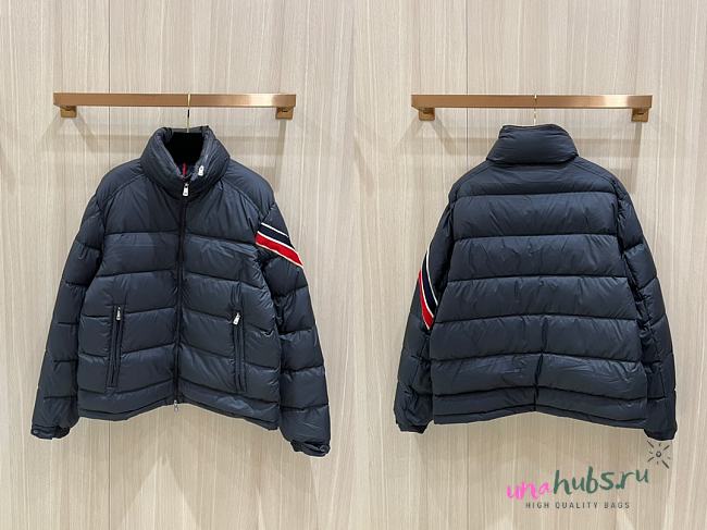 Moncler Blue Solayan Down Jacket - 1