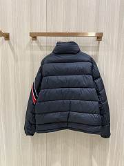 Moncler Blue Solayan Down Jacket - 5