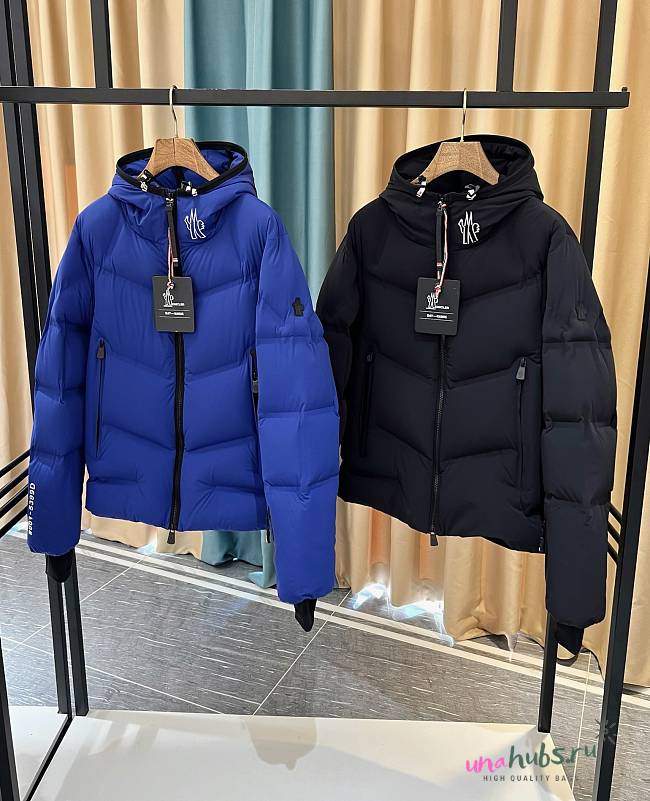Moncler Grenoble Black Down Arcesaz Jacket - 1