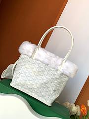 GOYARD Goyardine Rabbit Rex Fur Reversible Mini Anjou 5 colors 20x10x20cm - 2