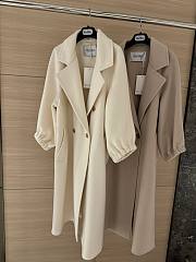 Max Mara zaffo double-breasted long coat with back vent - 1