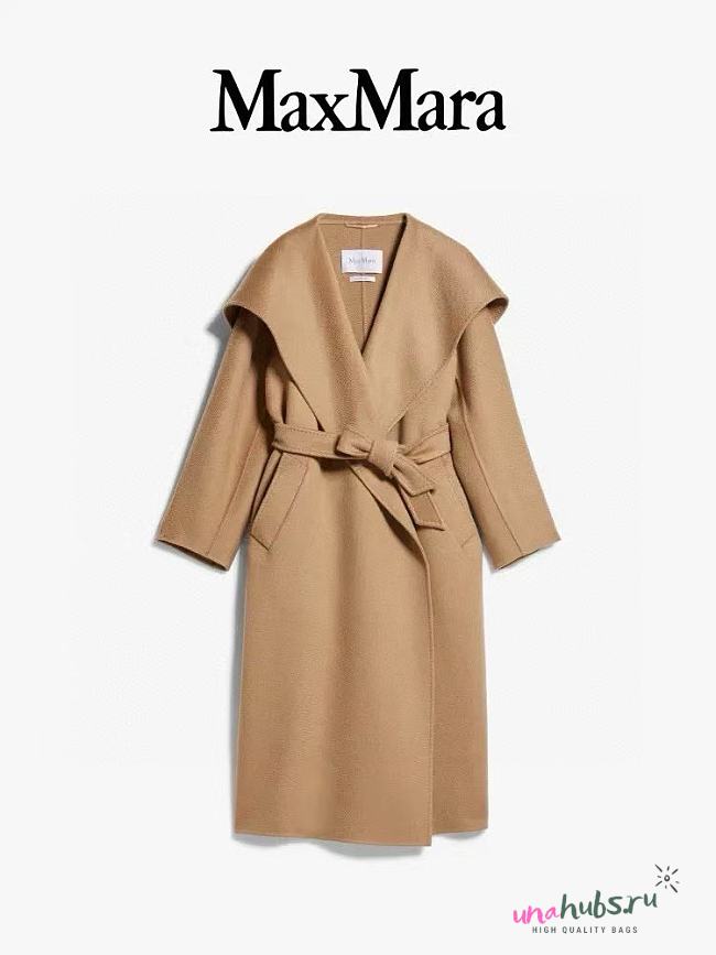 Max Mara Natural Rienza Cashmere Coat - 1