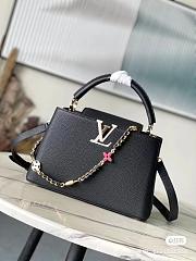 Louis Vuitton Capucines BB Black Gold Chain - 1