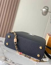 Louis Vuitton Capucines BB Black Gold Chain - 5