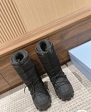 Prada Logo Plaque Snow Boots - 5