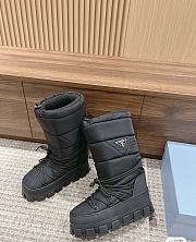 Prada Logo Plaque Snow Boots - 3