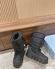 Prada Logo Plaque Snow Boots - 2