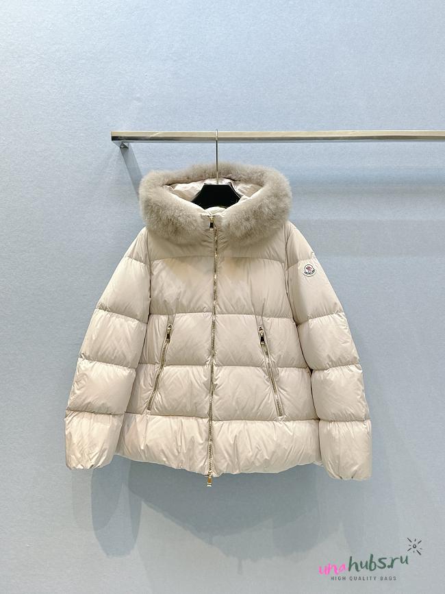 Moncler Laichefur Hooded Short Down Jacket - 1