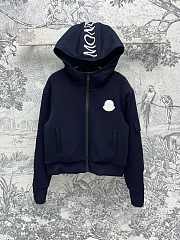 Moncler Logo Zip-Up Cotton Hoodie - 3