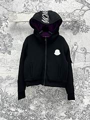 Moncler Logo Zip-Up Cotton Hoodie - 2