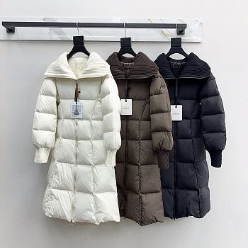 Moncler Women Long Down Jacket
