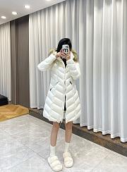 Moncler Fudson White Long Jacket - 2