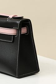 Hermes Kelly Swift Black Bag 22 x7 x13cm - 2