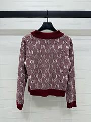 Gucci Long Sleeve Red Top - 6