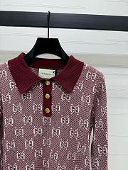 Gucci Long Sleeve Red Top - 3