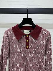 Gucci Long Sleeve Red Top - 2