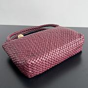 Bottega Veneta Tosca Burgundy Shoulder Bag - 27x18x9cm - 4
