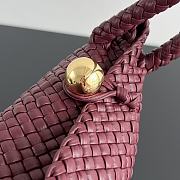Bottega Veneta Tosca Burgundy Shoulder Bag - 27x18x9cm - 2