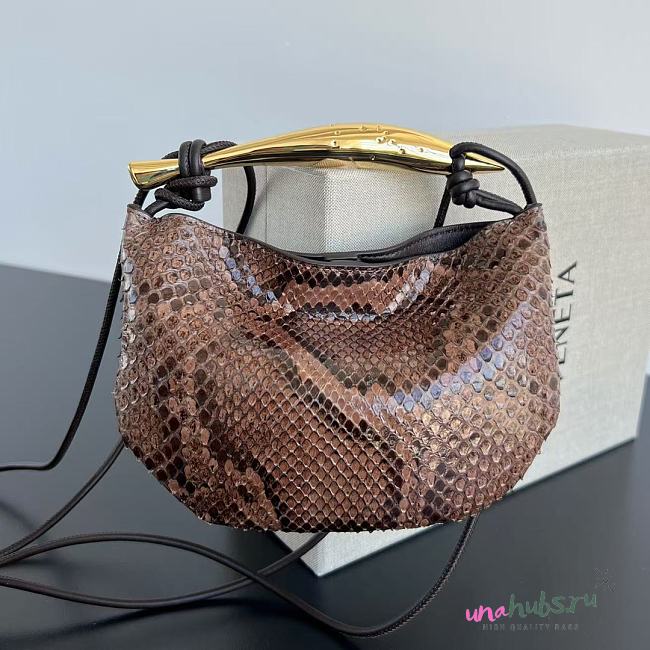 Bottega Veneta Baby Sardine python leather - 20x12x2.5cm - 1