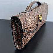 Bottega Veneta Andiamo Clutch  in python leather - 31x13x3cm - 2