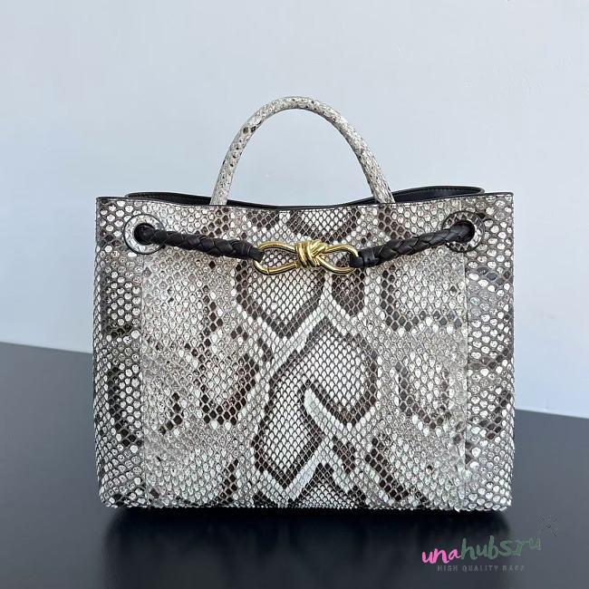 Bottega Veneta Andiamo Python Leather Bag - 32x25x11cm - 1
