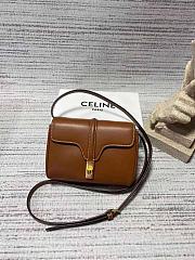 Celine Mini Soft 16 in Smooth Calfskin - 18X12.5X6cm - 5