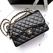 Chanel Jumbo Flap Bag In Black Caviar - 30cm - 1