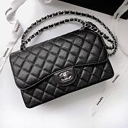 Chanel Jumbo Flap Bag In Black Caviar - 30cm - 2