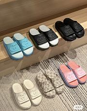 Gucci Slide Sandal With Interlocking G  - 1