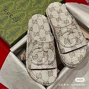 Gucci Slide Sandal With Interlocking G  - 6