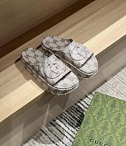 Gucci Slide Sandal With Interlocking G  - 5