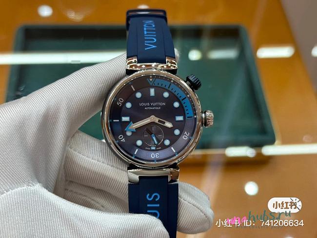 Louis Vuitton Tambour Street Diver Blue 44mm - 1