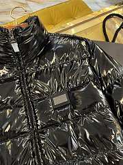 Dolce & Gabbana Shiny Puffer Down Jacket Black - 6