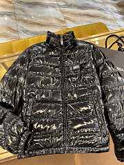 Dolce & Gabbana Shiny Puffer Down Jacket Black - 5