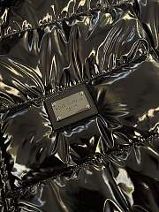 Dolce & Gabbana Shiny Puffer Down Jacket Black - 4